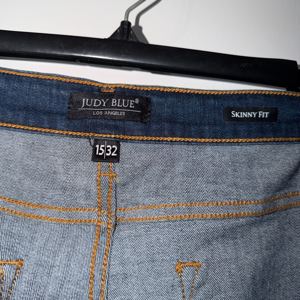 Judy Blue High Rise Dark Skinny Blue Jeans Women’s Size 15 - Picture 10 of 11